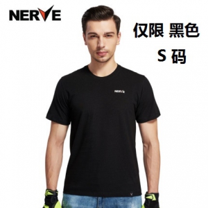 NERVE涅夫摩托车骑行T恤男夏季 仅限  黑色  S码