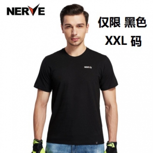 NERVE涅夫摩托车骑行T恤男夏季 仅限  黑色  XXL码