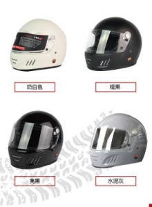 玻璃纤维复古全盔A601-玻璃纤维